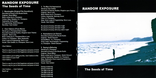 Picture of the booklet for Random Exposure album by The Seeds of Time