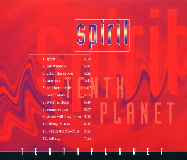 Back cover for Spirit album by The Seeds of Time