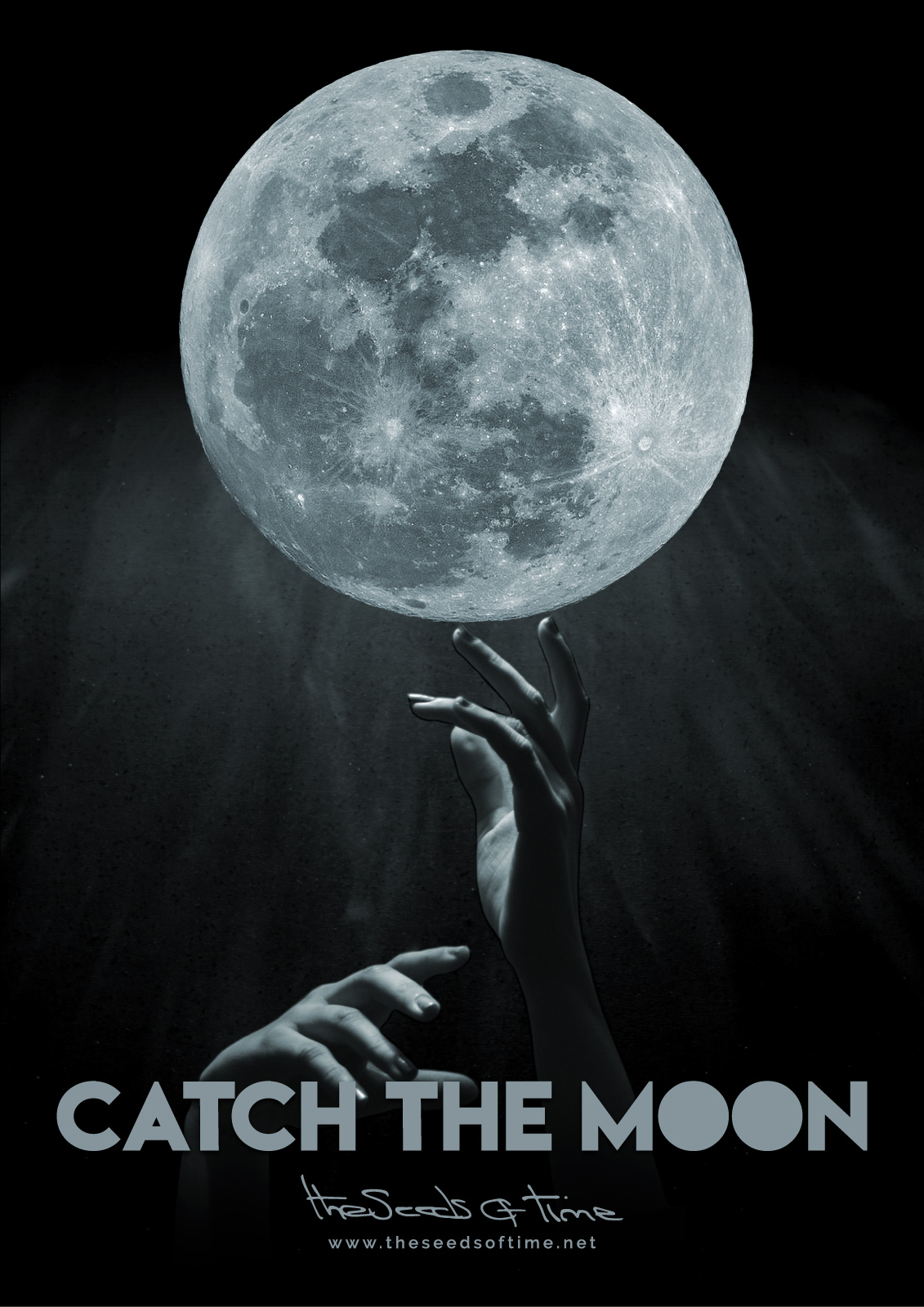 Poster art for song 'Catch the Moon II' from album titled Spirit